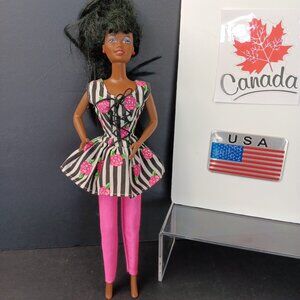 Vintage Mattel Barbie Black African American 1987 Twist And Turn Waist 1966